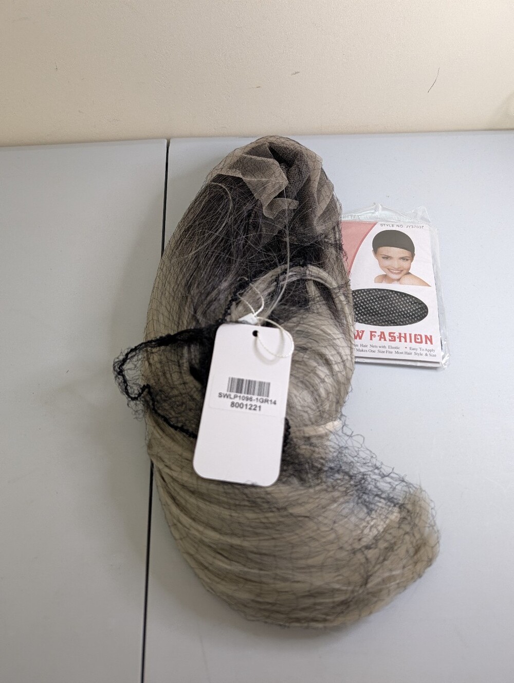 Black and Blonde Hair Net Wrap - Women's Accessories